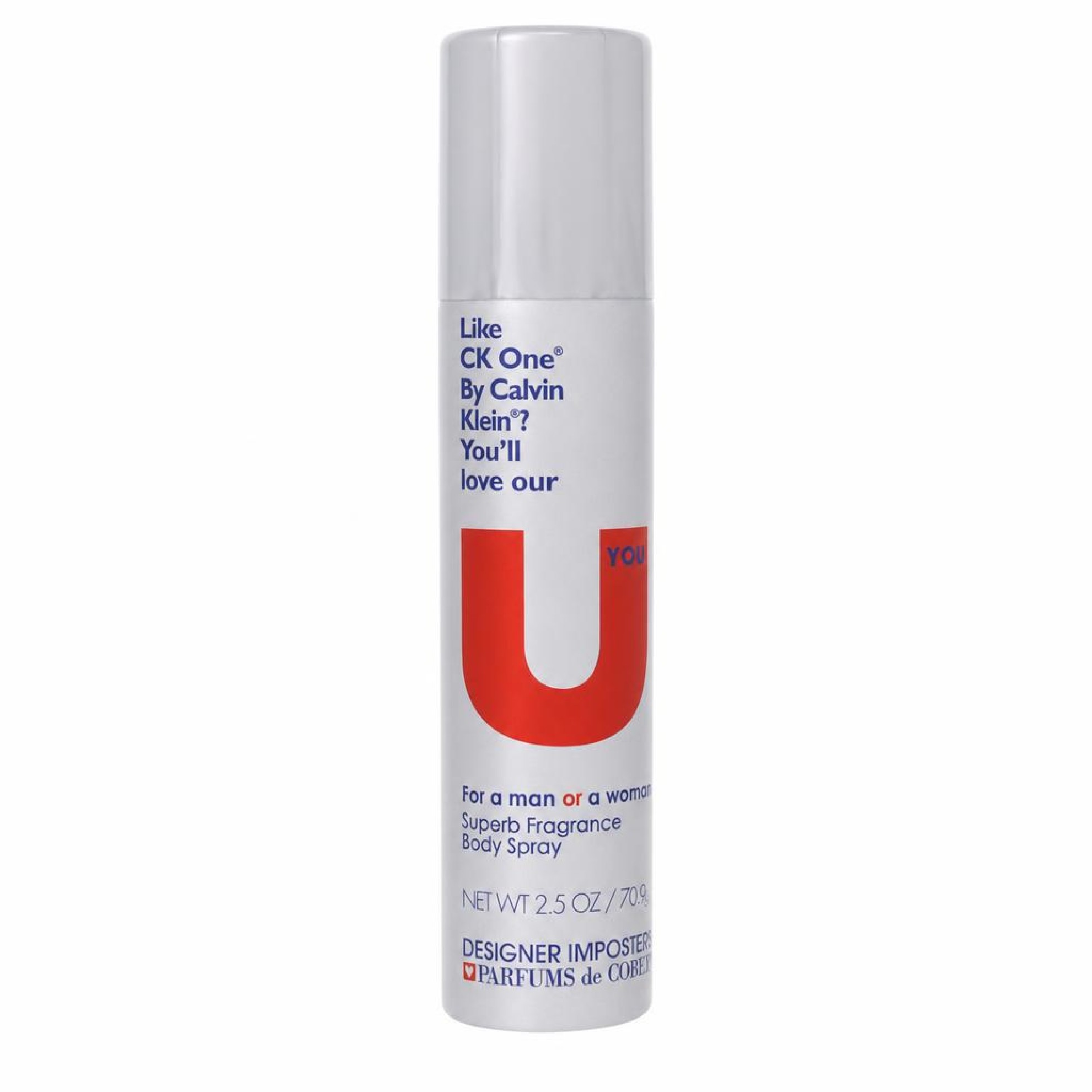 Parfums De Coeur Designer Imposters U You Deodorant Body Spray (Unisex) 75 ml