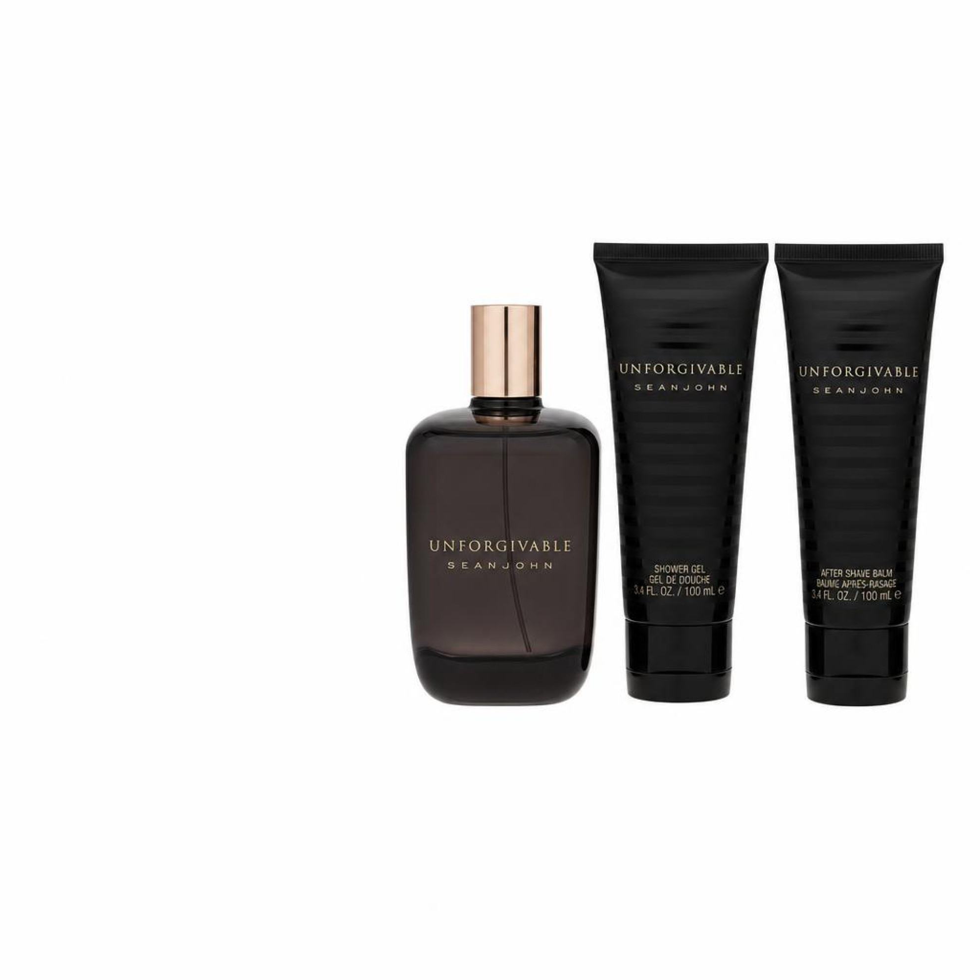 Sean John Unforgivable Gift Set -- 125 ml Eau De Toilette Spray + 100 ml Shower Gel + 100 ml After Shave Balm