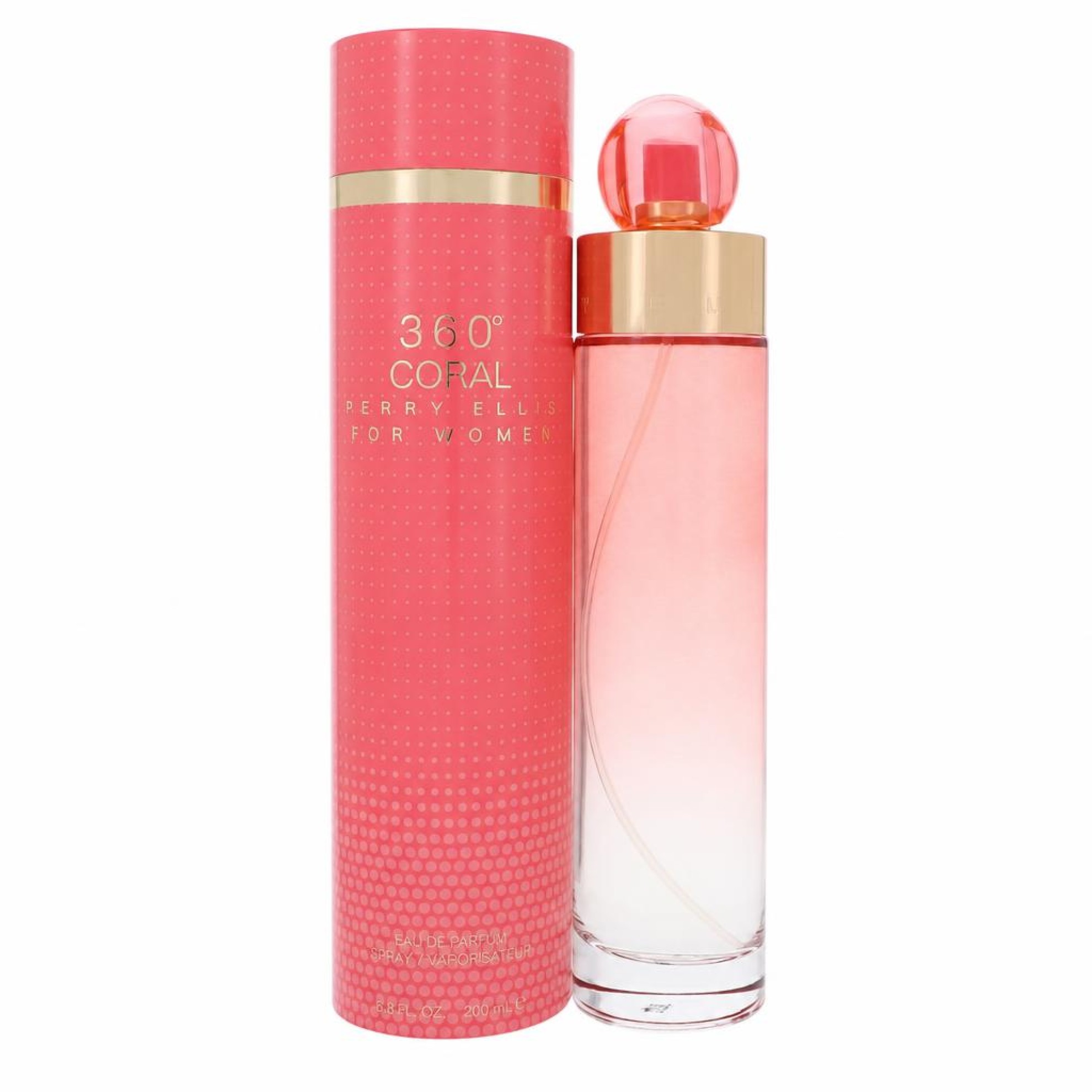 Perry Ellis 360 Coral Eau De Parfum Spray 200 ml