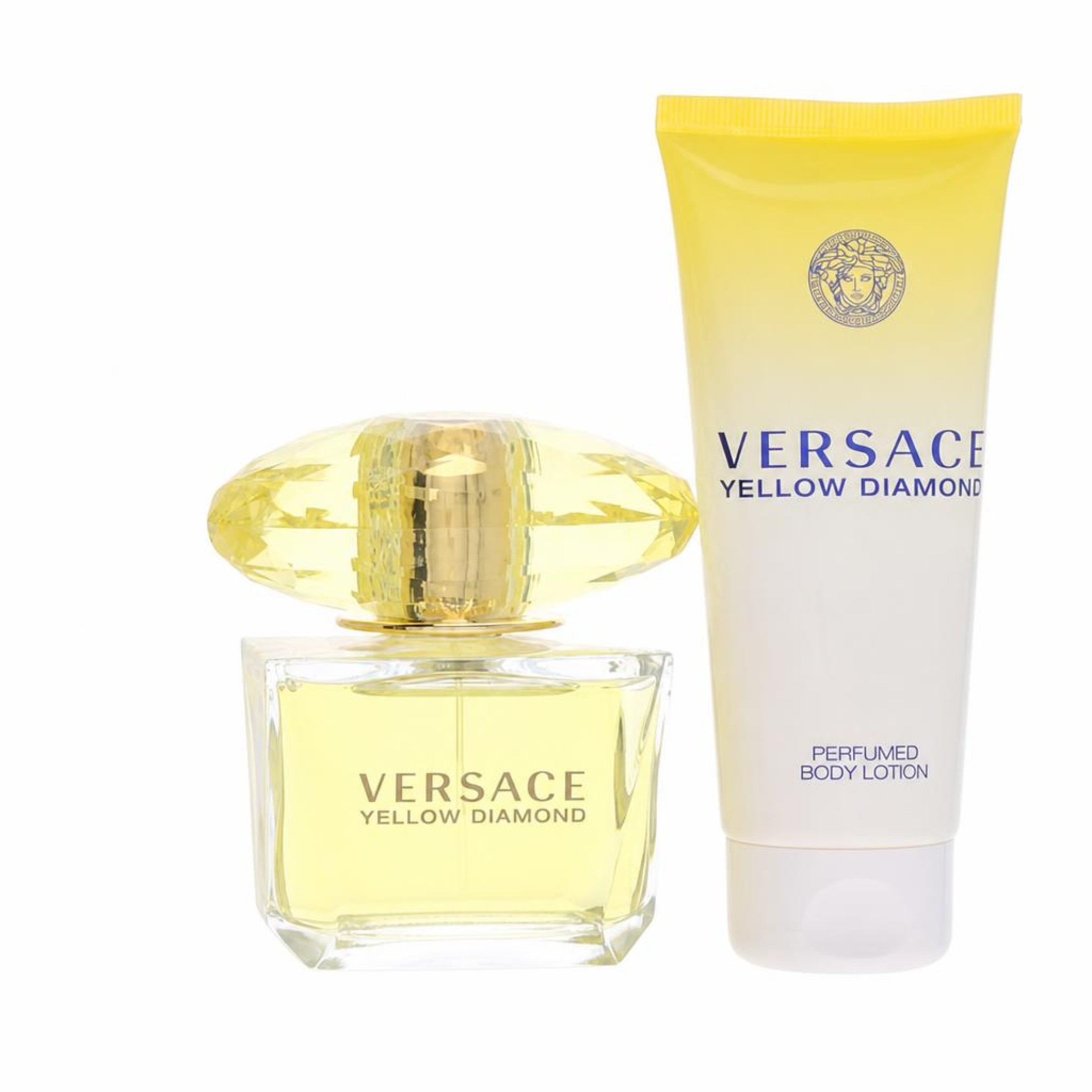 Versace Yellow Diamond Gift Set -- 90 ml Eau De Toilette Spray + 100 ml Body lotion
