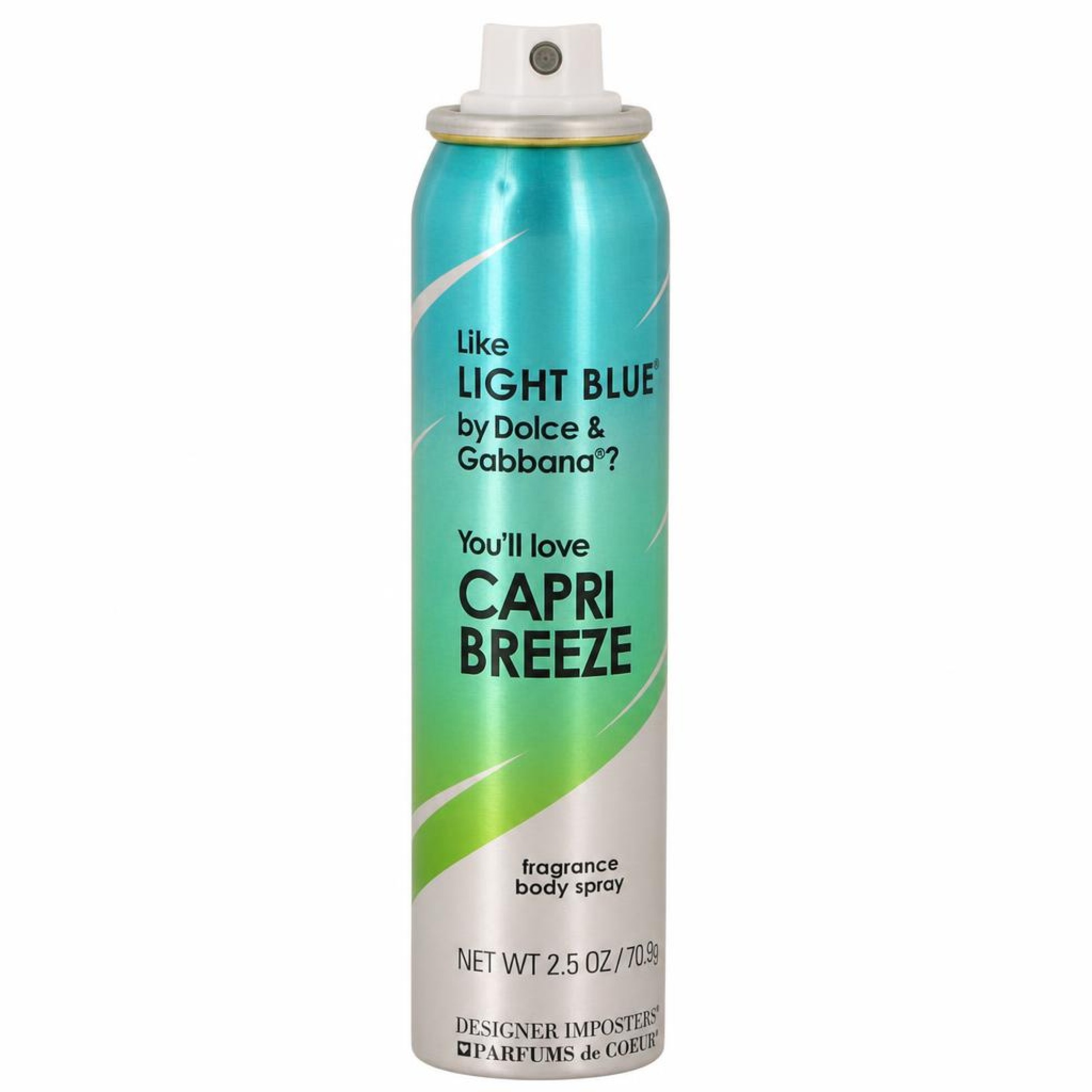 Image of Parfums De Coeur Designer Imposters Capri Breeze Body Spray (Tester) 75 ml