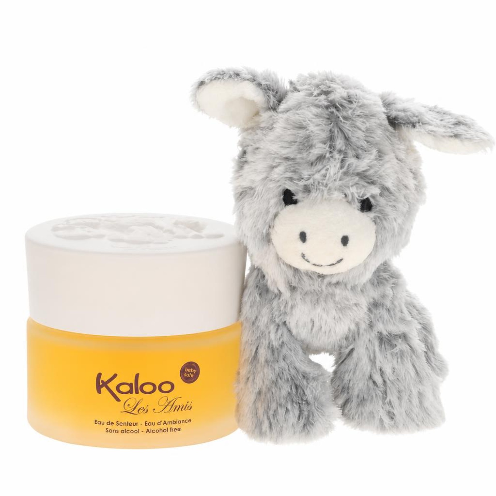 Kaloo Les Amis Eau De Senteur Spray / Room Fragrance Spray (Alcohol Free) + Free Fluffy Donkey 100 ml