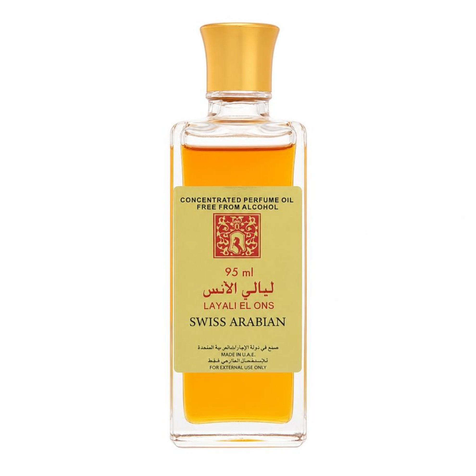 Swiss Arabian Layali El Ons Concentrated Perfume Oil Free From Alcohol 95 ml