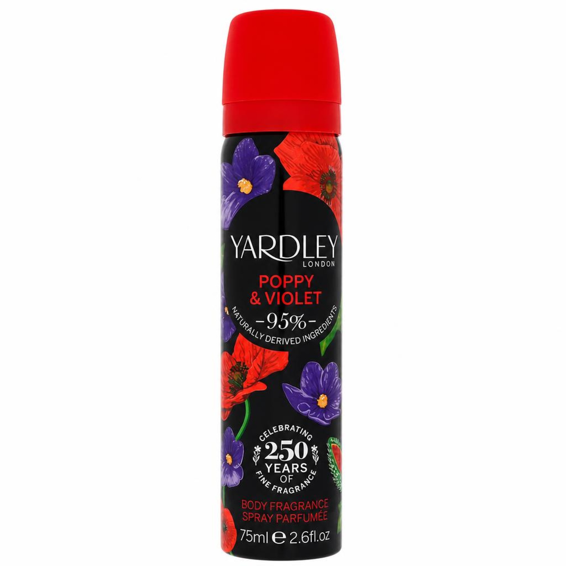 Yardley London Yardley Poppy & Violet Body Fragrance Spray 75 ml
