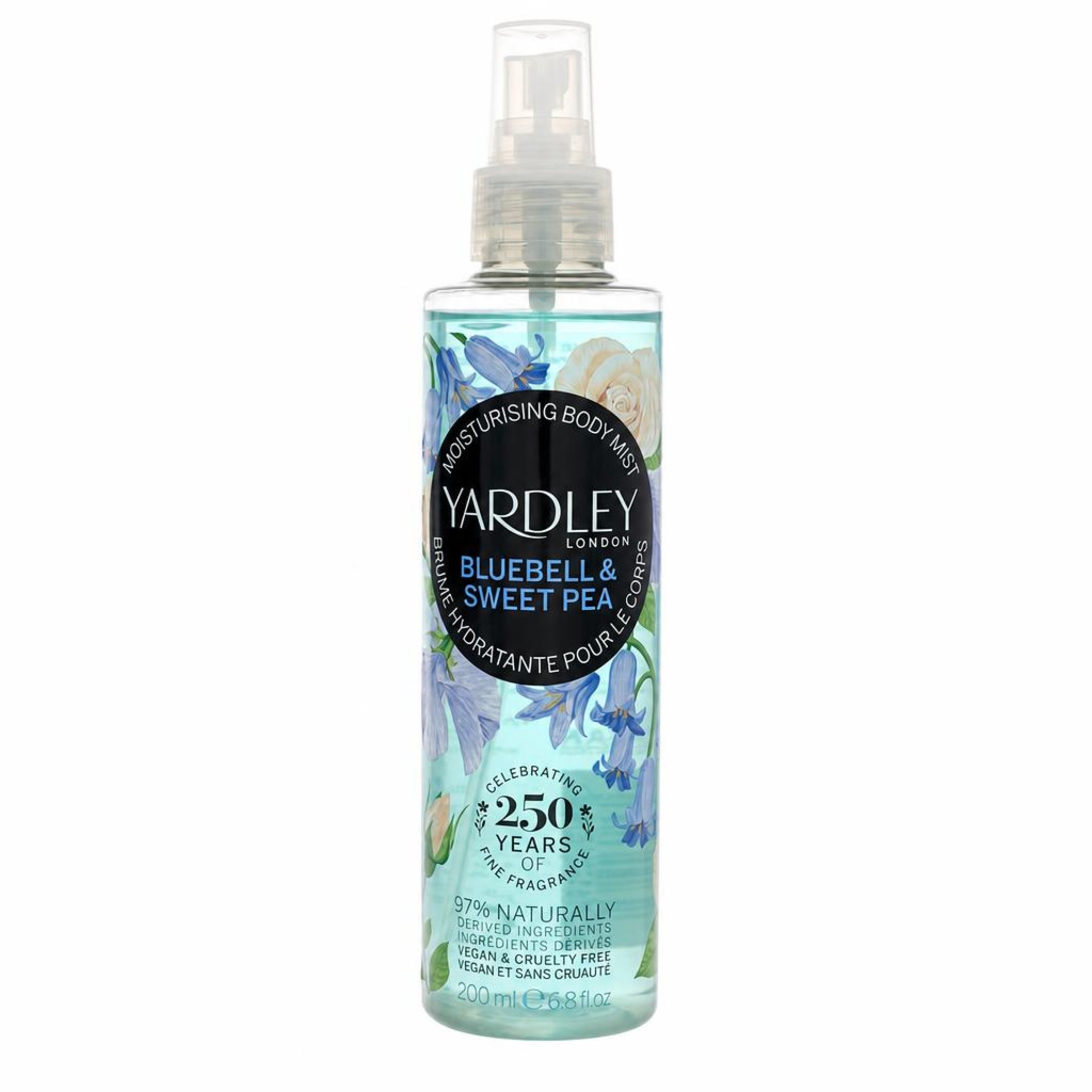 Yardley London Yardley Bluebell & Sweet Pea Moisturizing Body Mist 200 ml