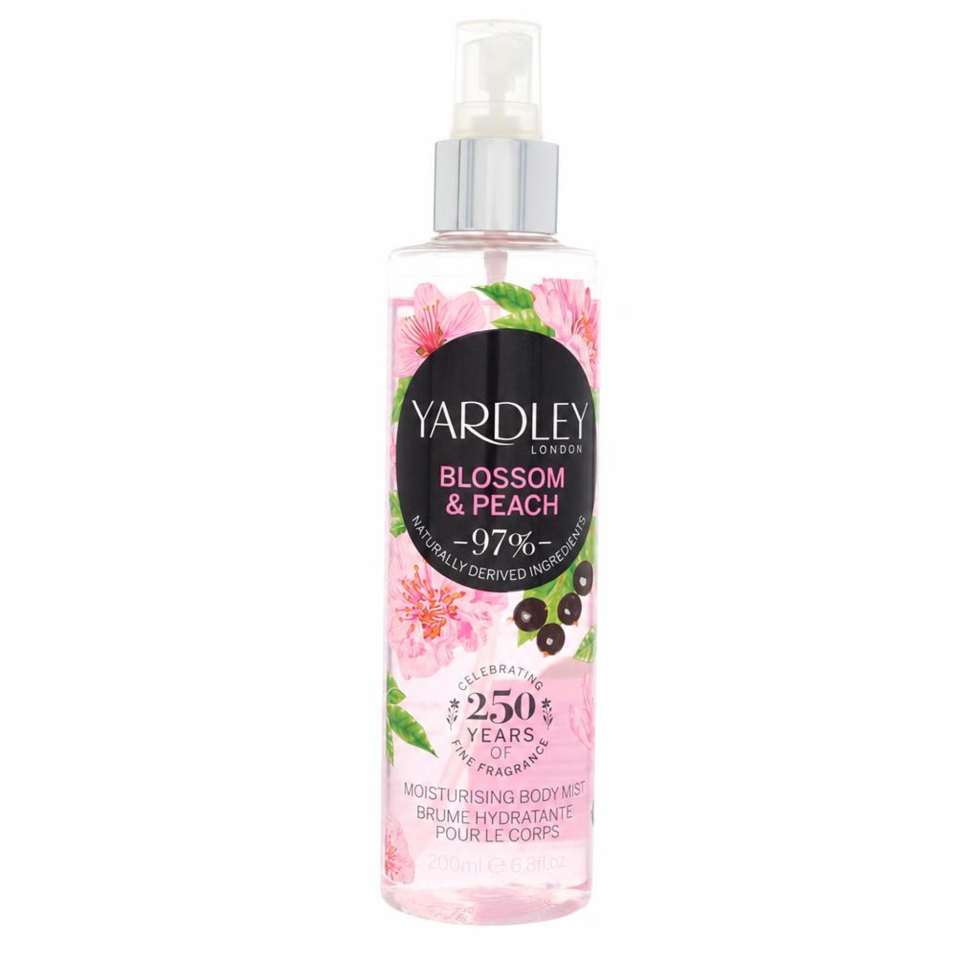 Yardley London Yardley Blossom & Peach Moisturizing Body Mist 200 ml