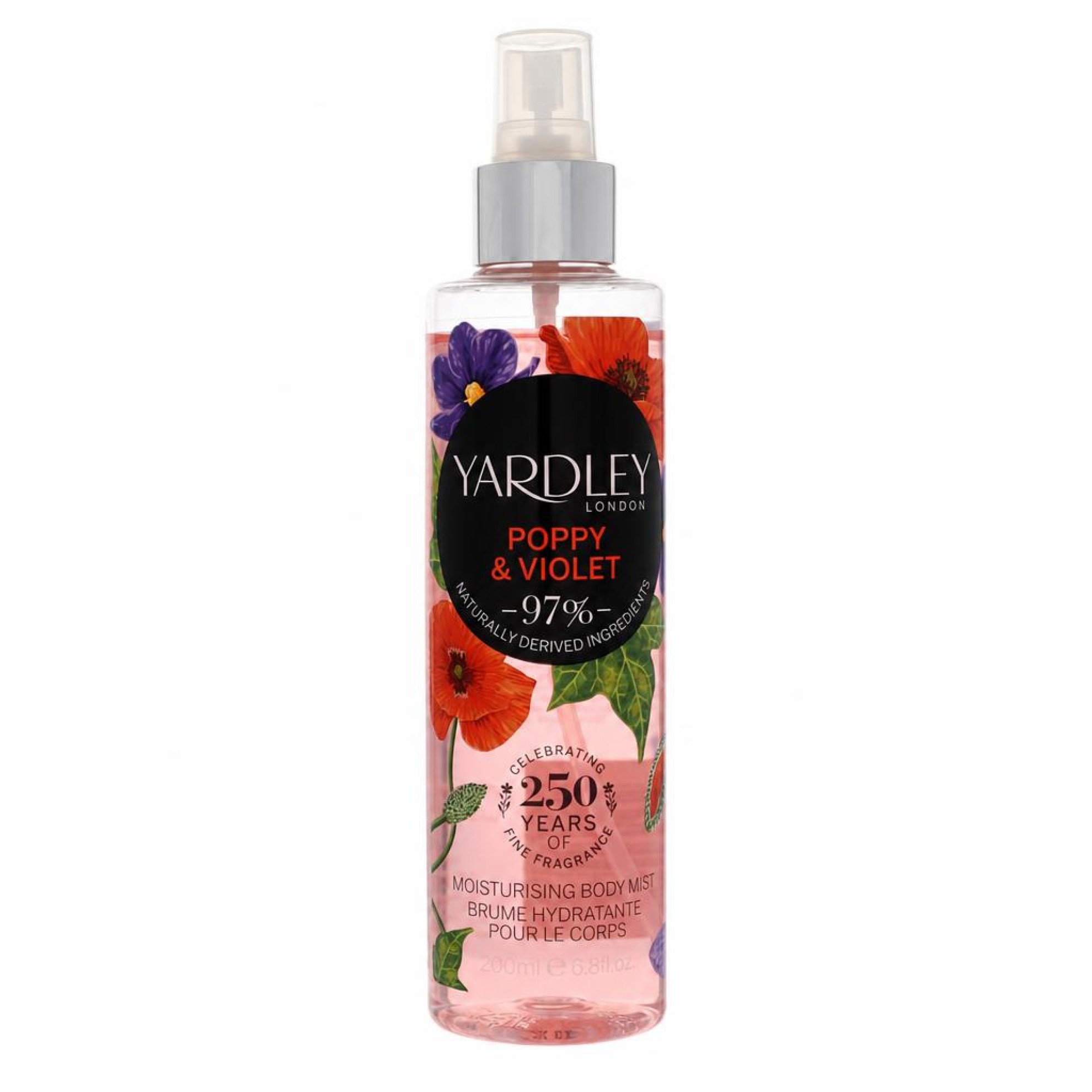 Yardley London Yardley Poppy & Violet Body Mist 200 ml
