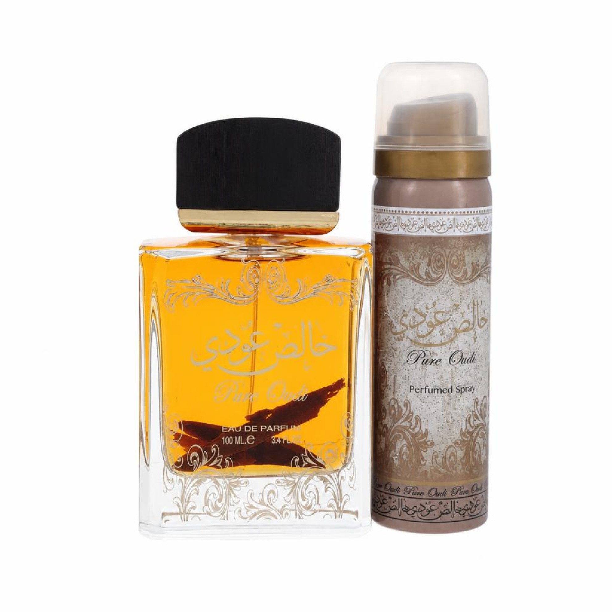 Lattafa Pure Oudi Eau De Parfum Spray Plus 50 ml Deodorant 100 ml