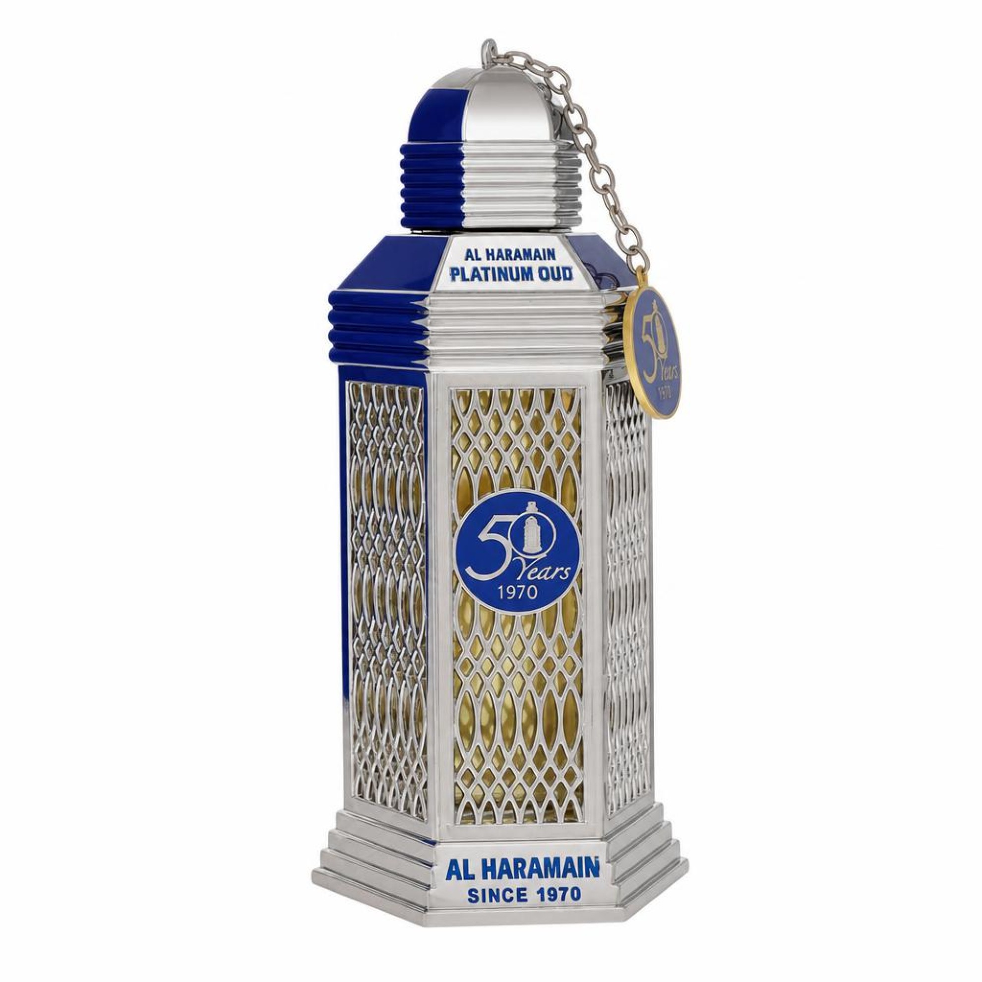 Al Haramain 50 Years Platinum Oud Eau De Parfum Spray (Unisex) 95 ml