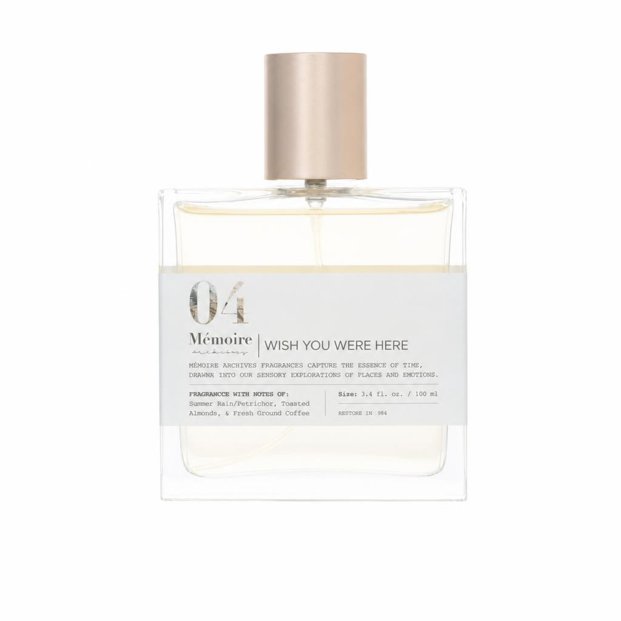 Memoire Archives Wish You Were Here Eau De Parfum Spray (Unisex) 100 ml
