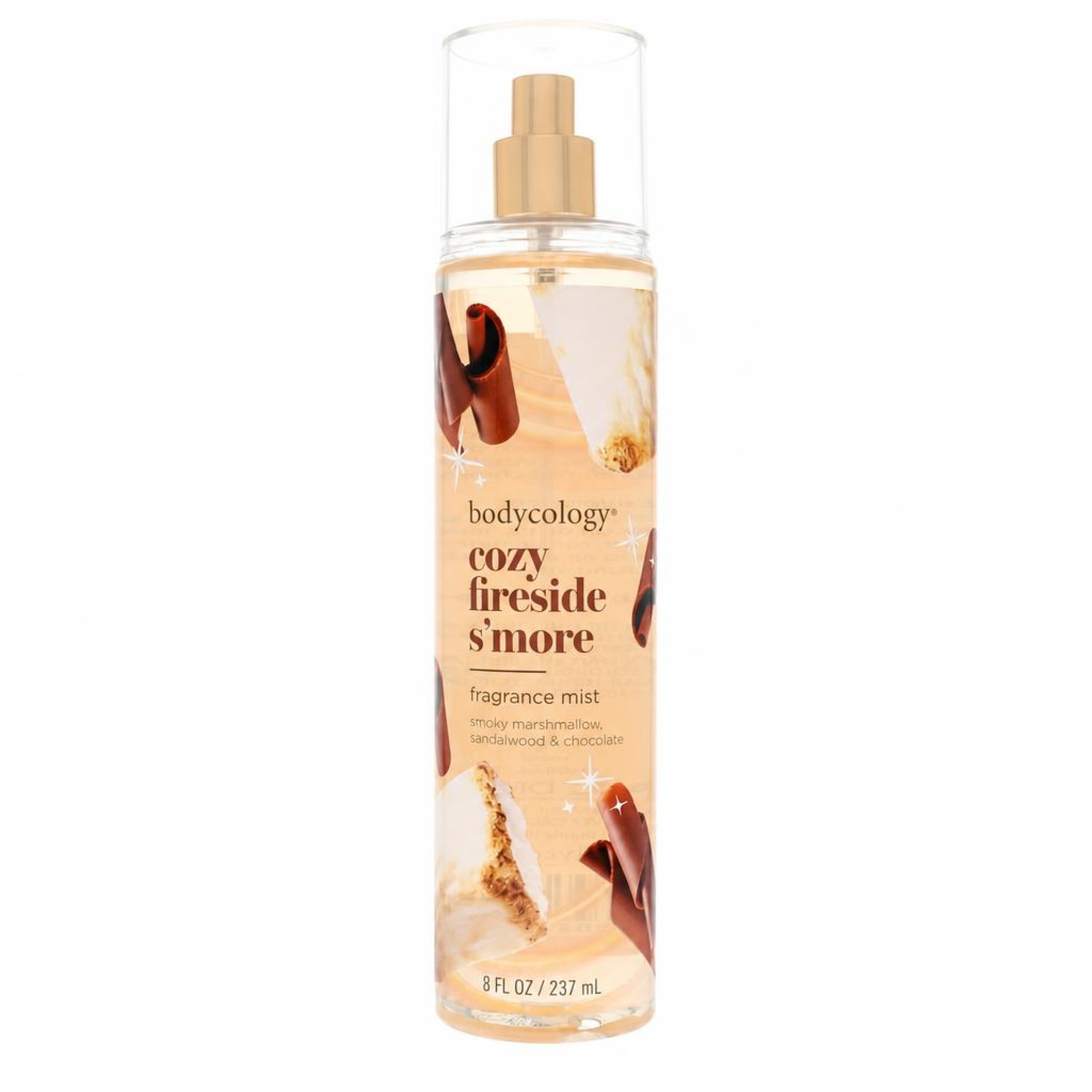 Bodycology Cozy Fireside Smore Fragrance Mist Spray 237 ml