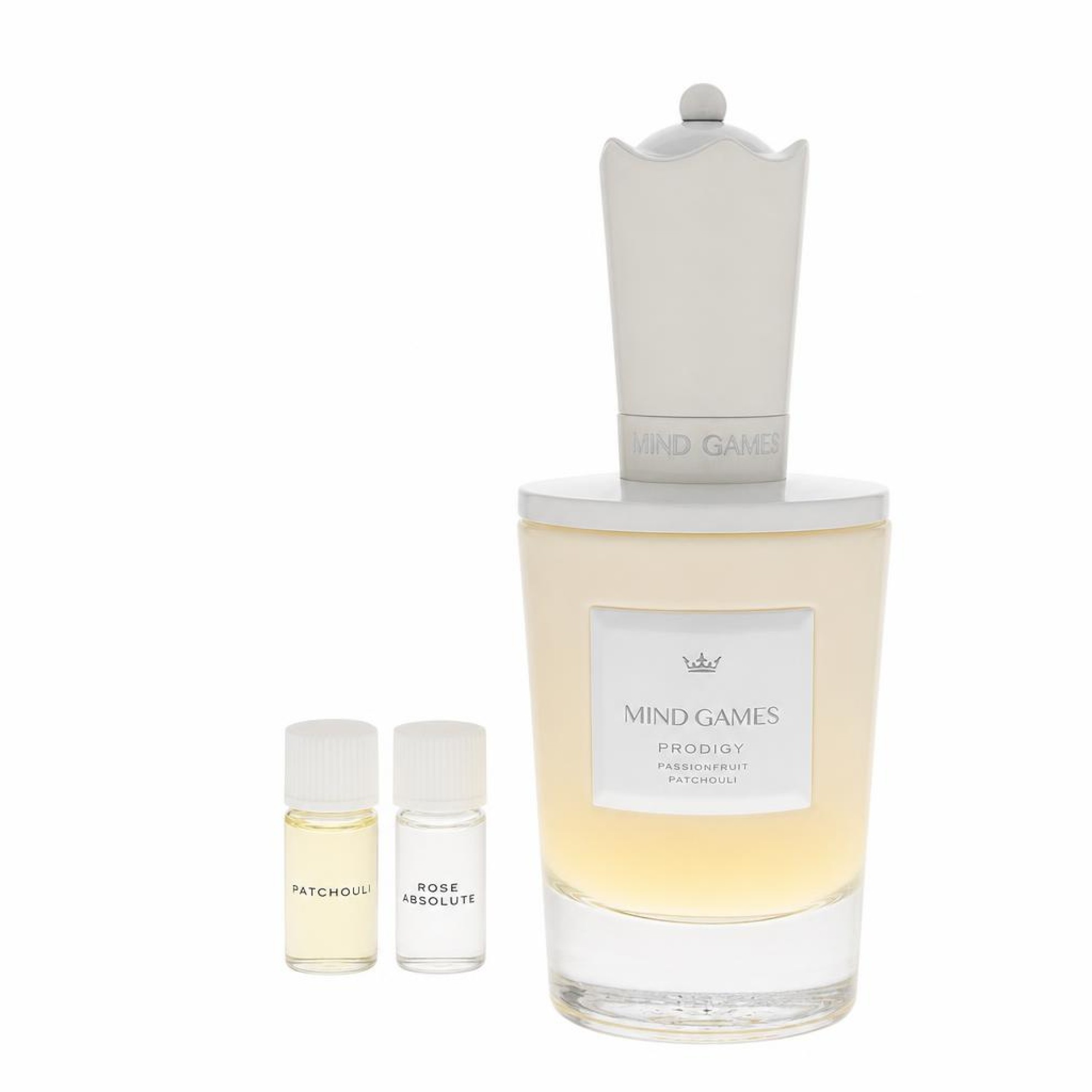 Mind Games Prodigy Gift Set -- 3.4 Extrait De Parfum Spray + Two .10 Mini Extract + Testing papers