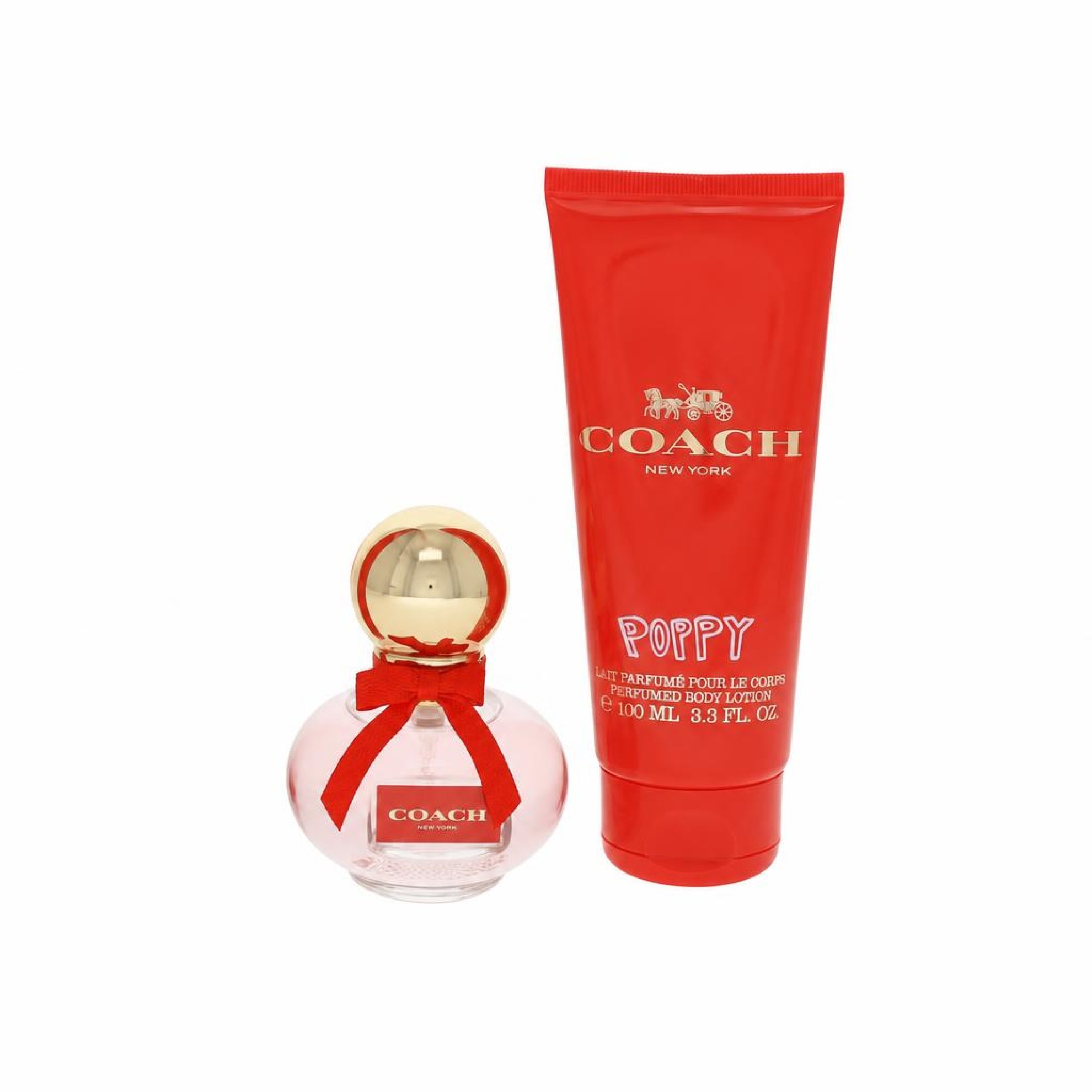 Coach Poppy Gift Set -- 30 ml Eau De Parfum Spray + 95 ml Body Lotion